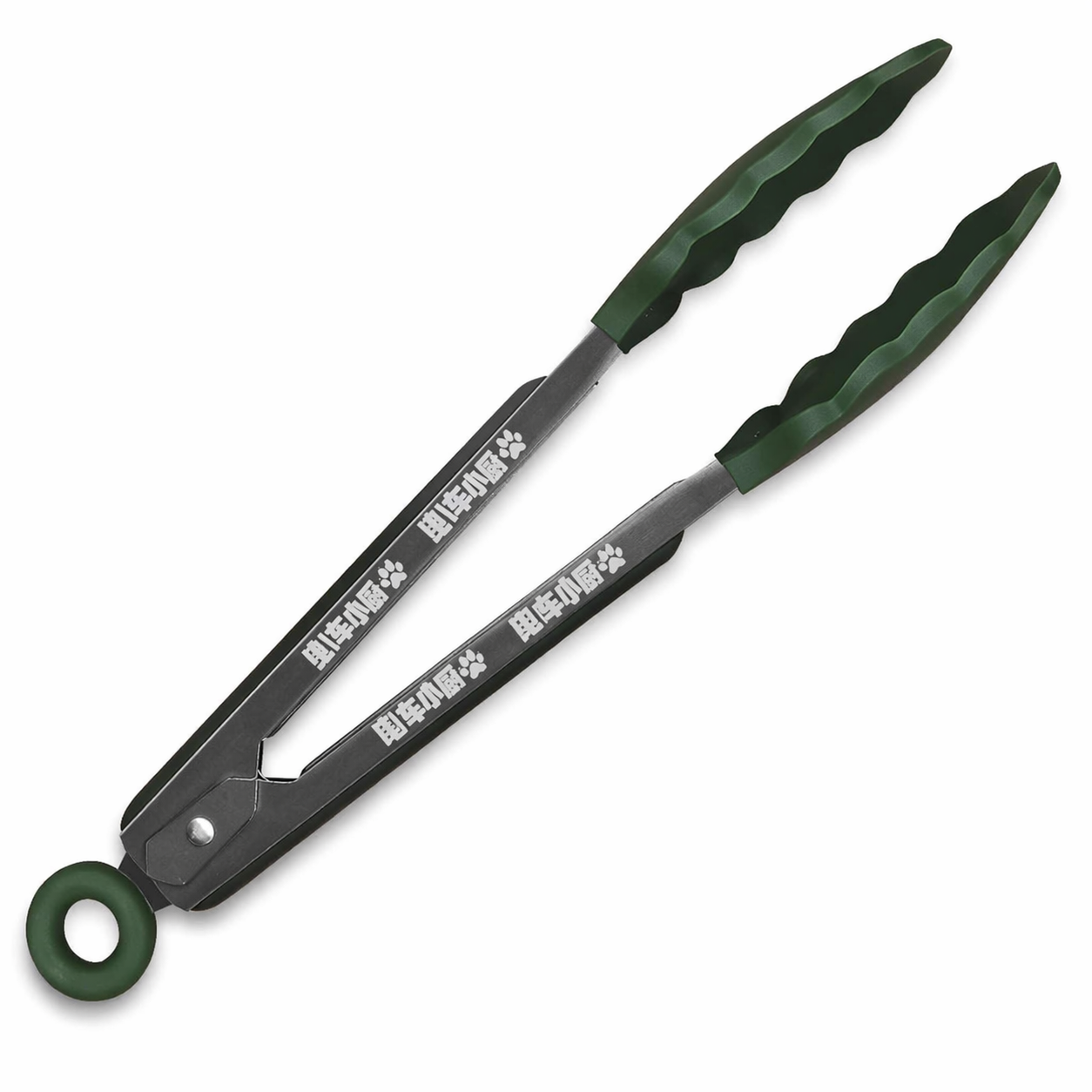 EVCooker Food-Grade Silicone Cooking Tongs High-Temperature Resistant Kitchen Tongs