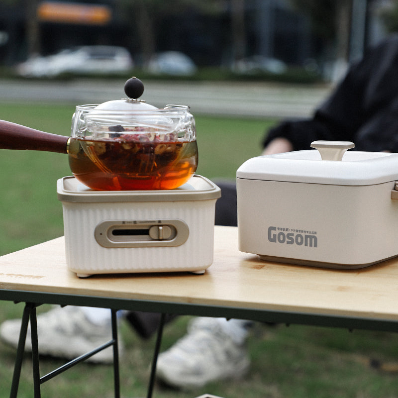 EVCooker Portable Multi-Functional Electric Camping Pot Compact Picnic Cooking Pot for Outdoor & Home Use
