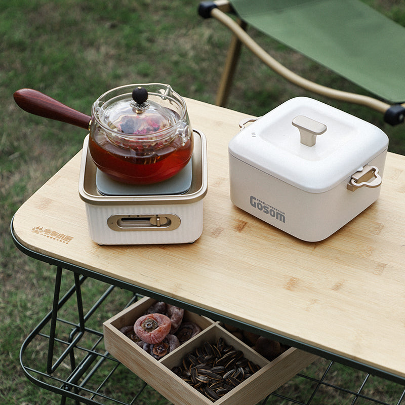 EVCooker Portable Multi-Functional Electric Camping Pot Compact Picnic Cooking Pot for Outdoor & Home Use